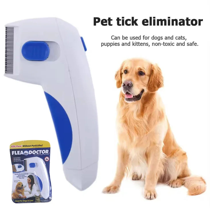 Pet Flea Cleaner, Electric Lice Cleaner, Pet Cleaning Supplies, Suitable for Dogs and Cats, As Well As Hairless Pets, K's Collection Store