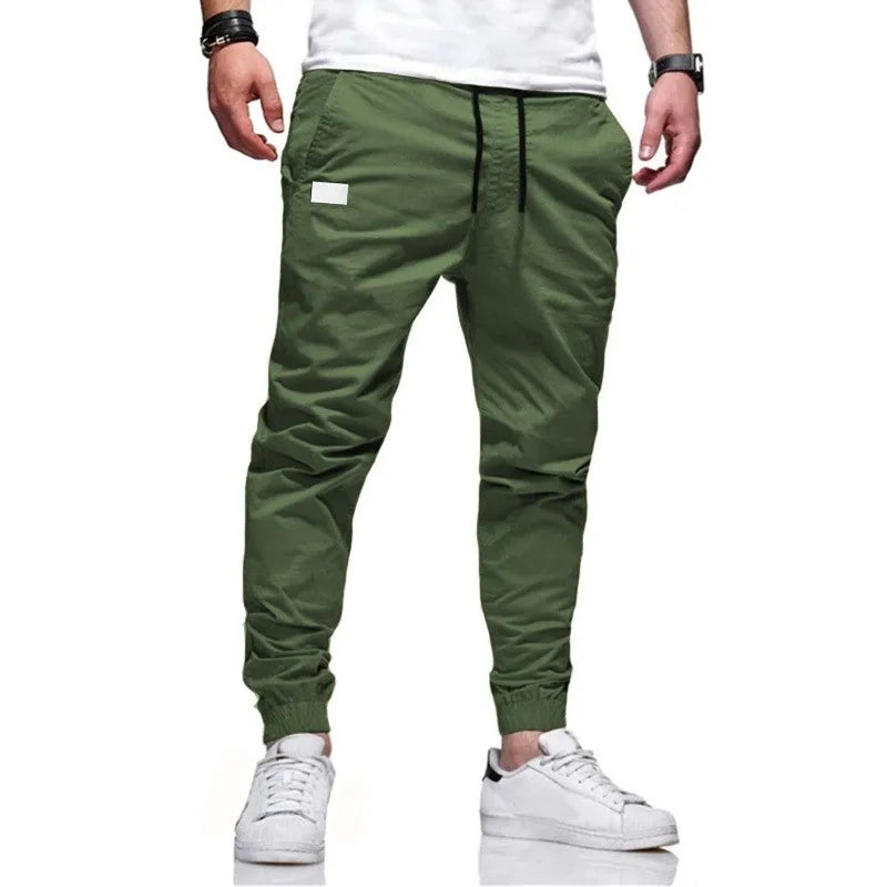 New Men's Casual Sports Pants Sweatpants Male Jogger Cargo Harem Pencil Pants Trousers Multi-pocket Sweatwear K's Collection Store