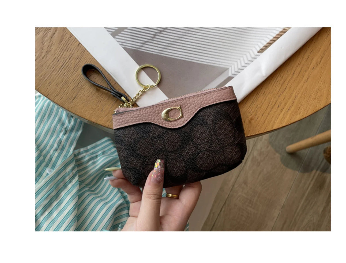 Women's Mini Wallet – Classic Floral Print Coin Purse & Card Holder K's Collection Store
