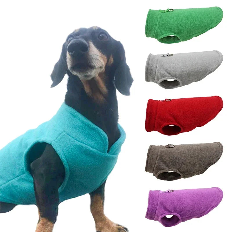 Warm Fleece Dogs Clothes Pet Dog Jacket Vest With D-Ring For Small Dog Cats Clothing French Bulldog Costumes Chihuahua Coat K's Collection Store