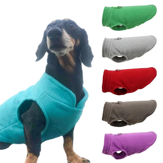 Warm Fleece Dogs Clothes Pet Dog Jacket Vest With D-Ring For Small Dog Cats Clothing French Bulldog Costumes Chihuahua Coat K's Collection Store