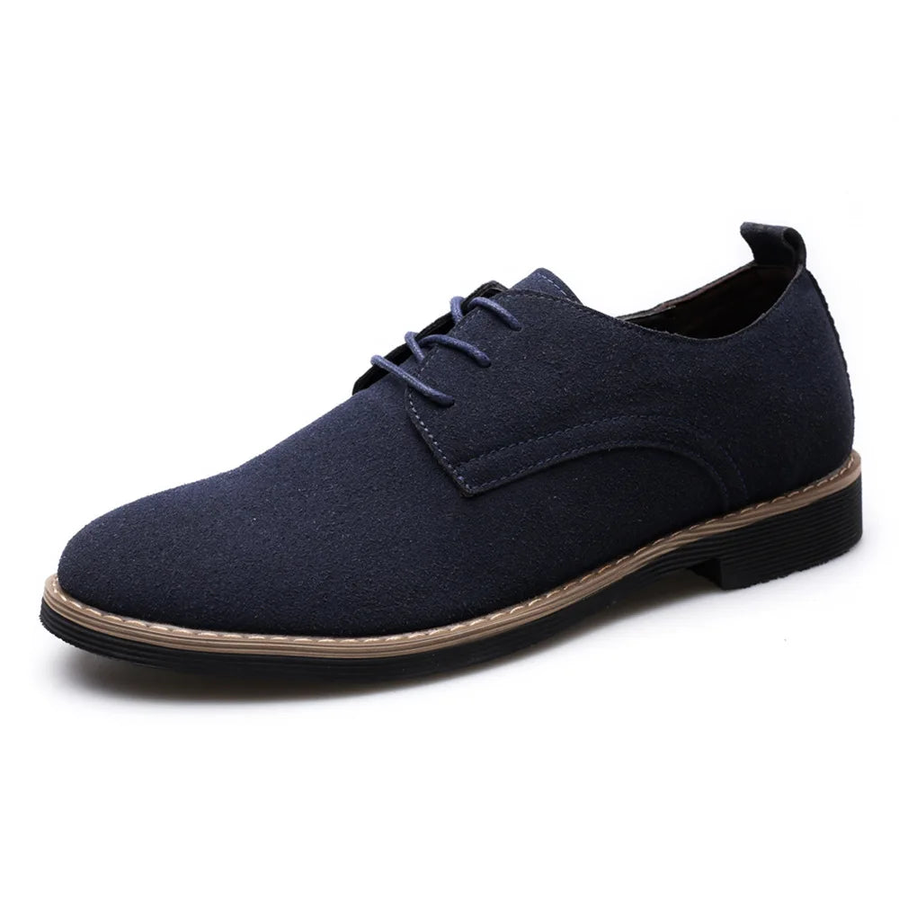 Luxury Men Oxford Shoes High Quality Suede Leather Shoes for Men Business Casual Shoe Lace-Up Men Party Wedding Shoes Plus Size K's Collection Store