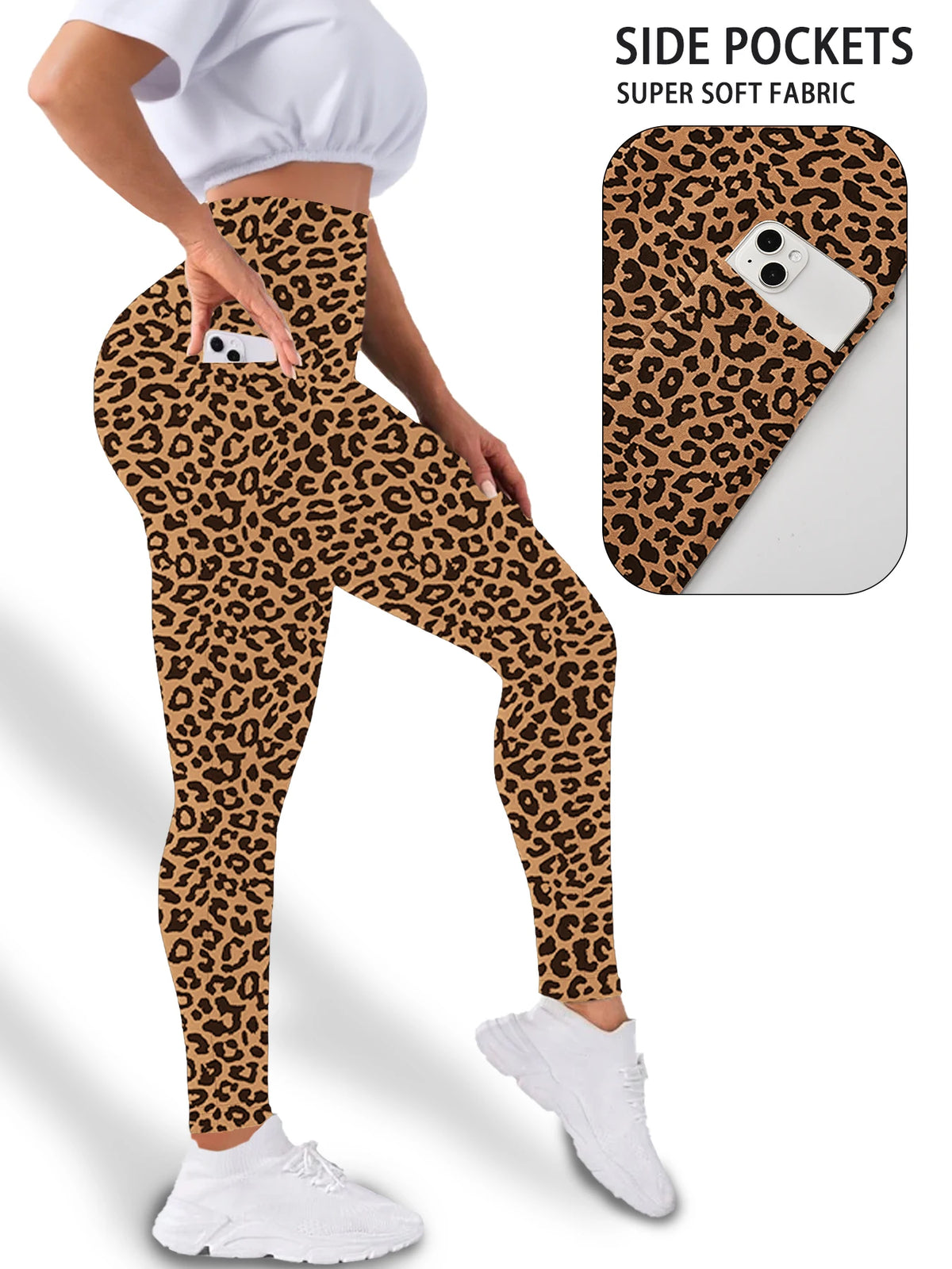 Women's Super Soft Leggings with Pockets, High Waisted Tummy Control for Yoga Workout and Casual Lounge Wear Comfort K's Collection Store