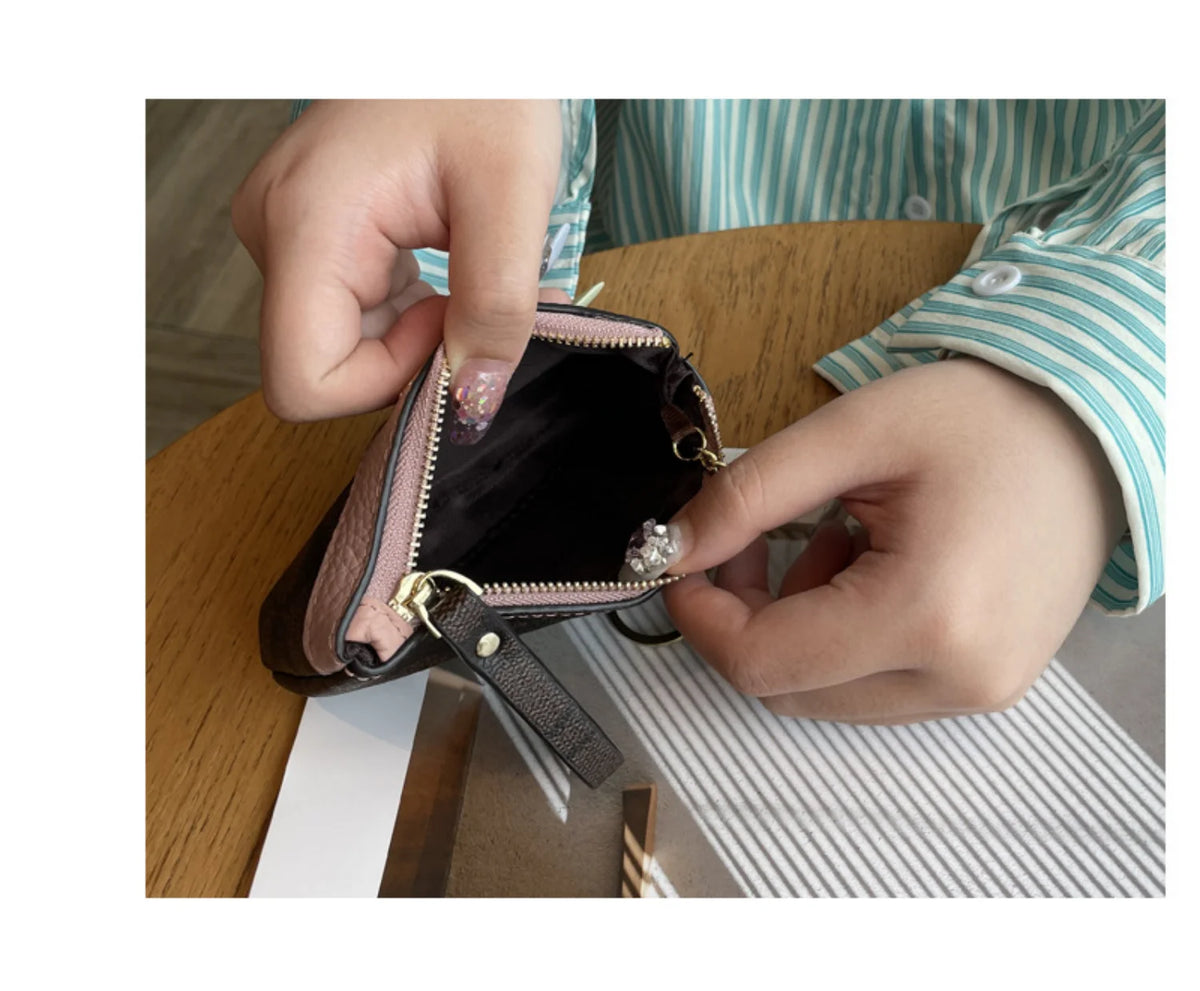 Women's Mini Wallet – Classic Floral Print Coin Purse & Card Holder K's Collection Store
