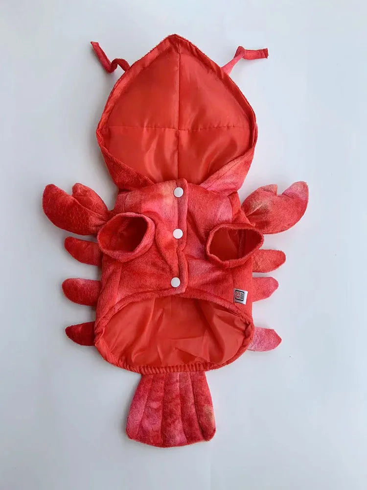 Pet Lobster Clothes Dog Cat Funny Costume Unique Suit for Dogs Dress Up Supplies K's Collection Store