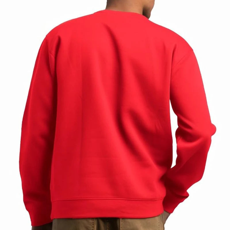 Basic Crewneck Sweatshirts for Men Women Spring Fall Warm Comfy Fleece Lined Pullover Tops Athletic Casual Loose Fit Sweaters K's Collection Store