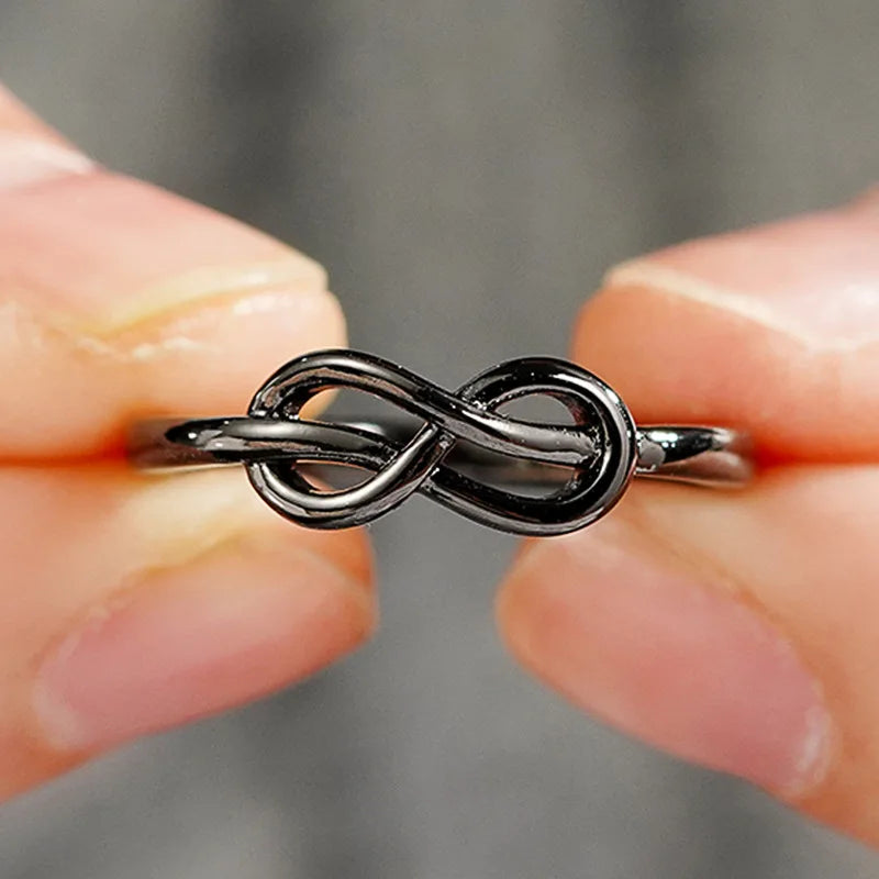 Luxury Female Rings 925 Sterling Silver Minimalist Infinity Design Women Finger Rings Accessories Daily Party Jewelry Bulk K's Collection Store