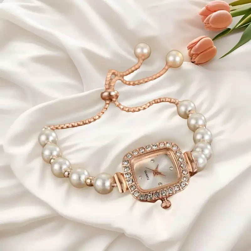 Luxury Women Fashion Temperament Alloy Bracelet Quartz Watches Ladies Wristwatch K's Collection Store
